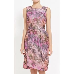 Lela Rose Metallic Sheath Dress
